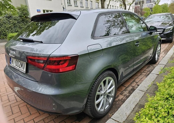 Audi A3 cena 59900 przebieg: 106000, rok produkcji 2015 z Warszawa małe 191